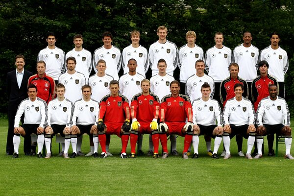 The full composition of the German national team