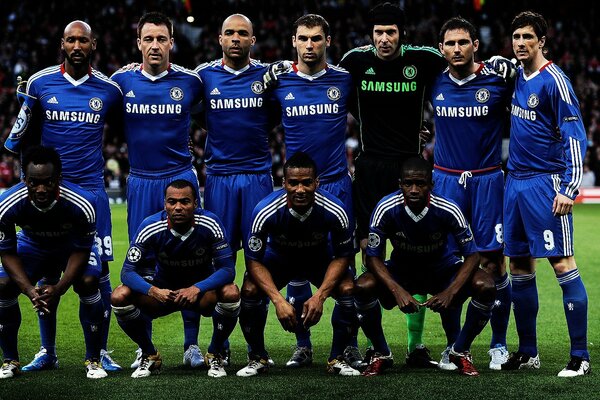 Champions League, Stanford Bridge, foto sullo sfondo