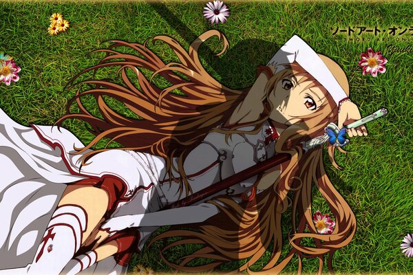 Anime des Schwertmeisters online. Kunst mit Asuna