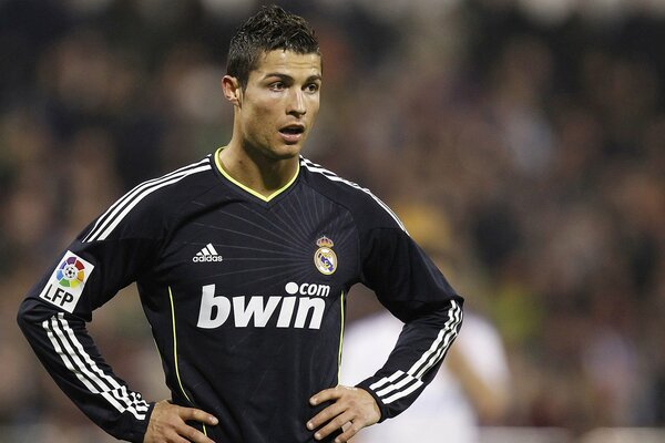 Photo de Cristiano Ronaldo jouant pour le Real Madrid