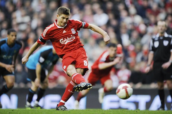 Gerard Stevie Gee fútbol Liverpool