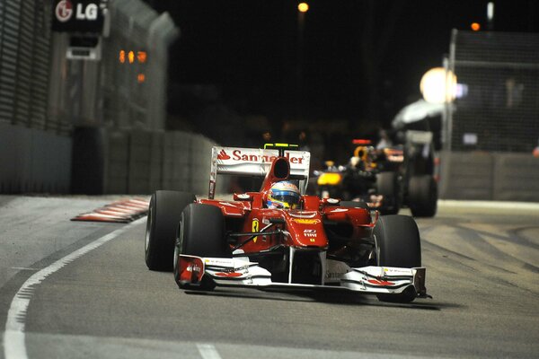 A racing car. Singapore Grand Prix 2010