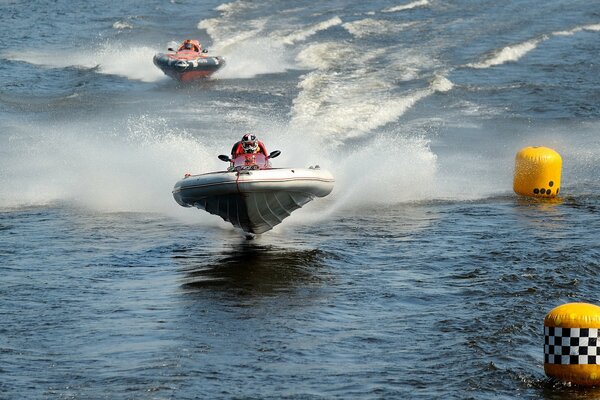 Boat racing is an exciting sea sport