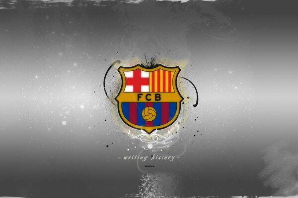 Fonds d écran Widescreen pour le bureau. Football Club Barcelone