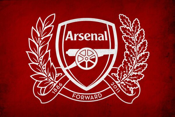 Das Logo des FC Arsenal, des Fußballvereins