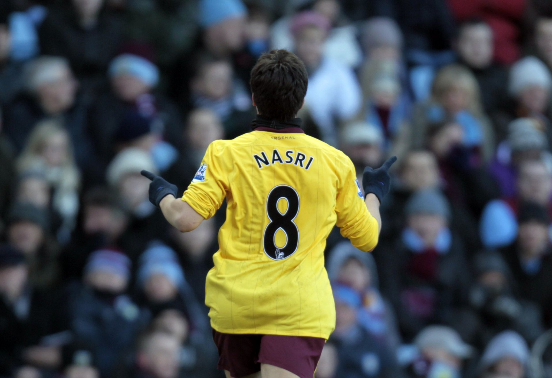 calcio nasri arsenal