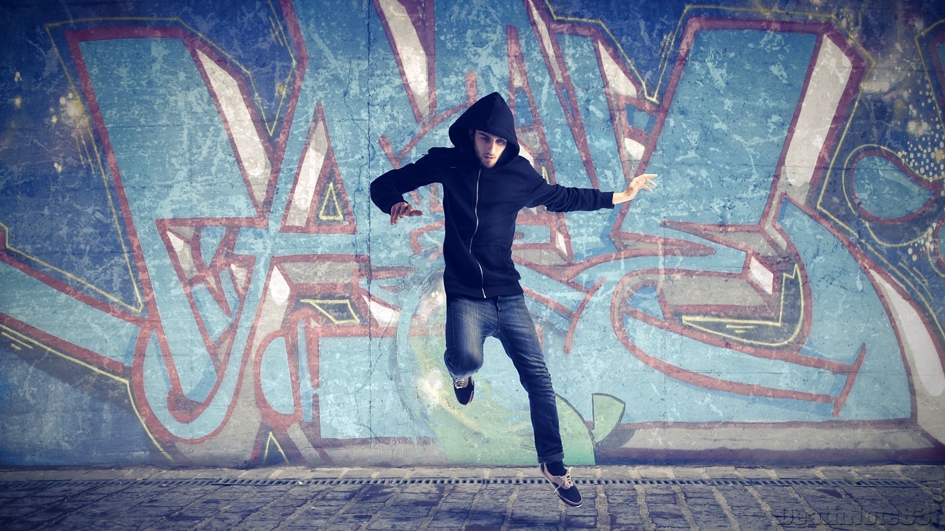 asphalt jump off man background hood motion graffiti dance wallpaper land wall sport