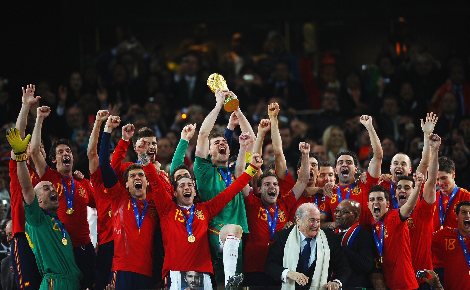 spanische nationalmannschaft spanien fußball weltmeisterschaft 2010 pokal