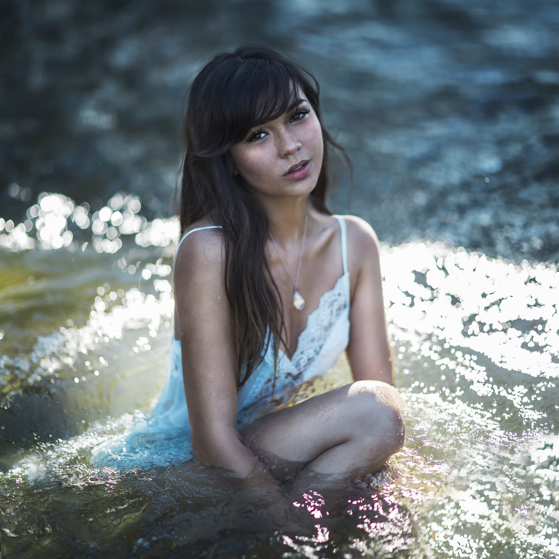 michelle charme taches de rousseur dans l eau photographie fiend