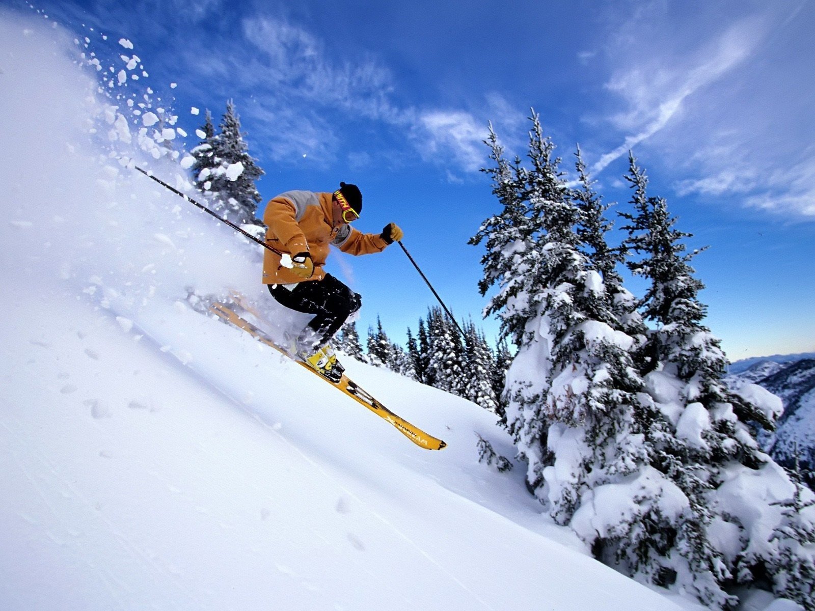 skifahren extrem schnee winter