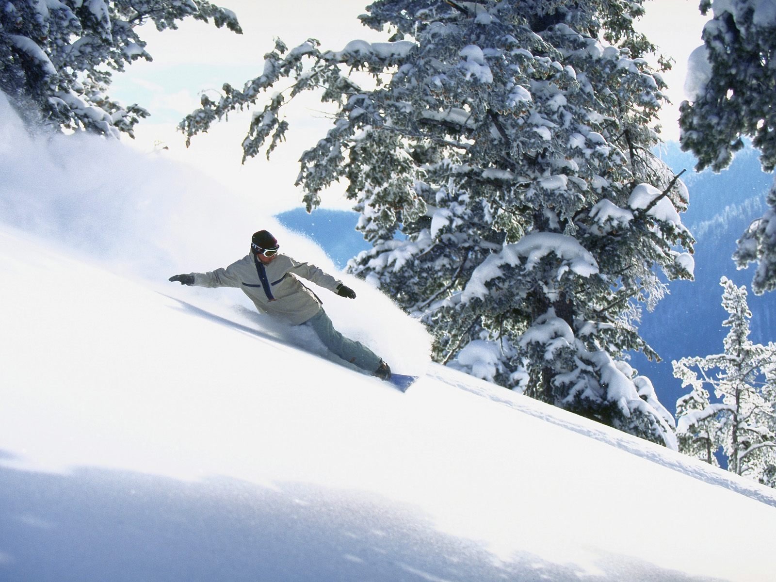 nowboarding snow board man