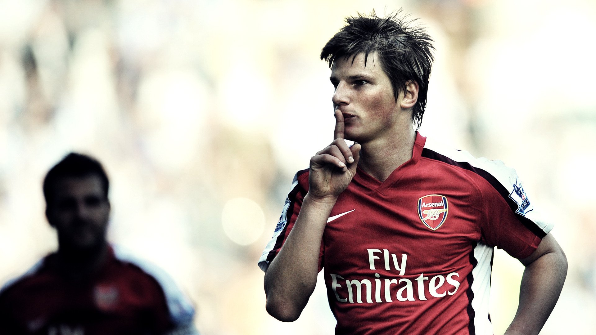 arshavin fußball arsenal london finger nase sport hintergrundbilder