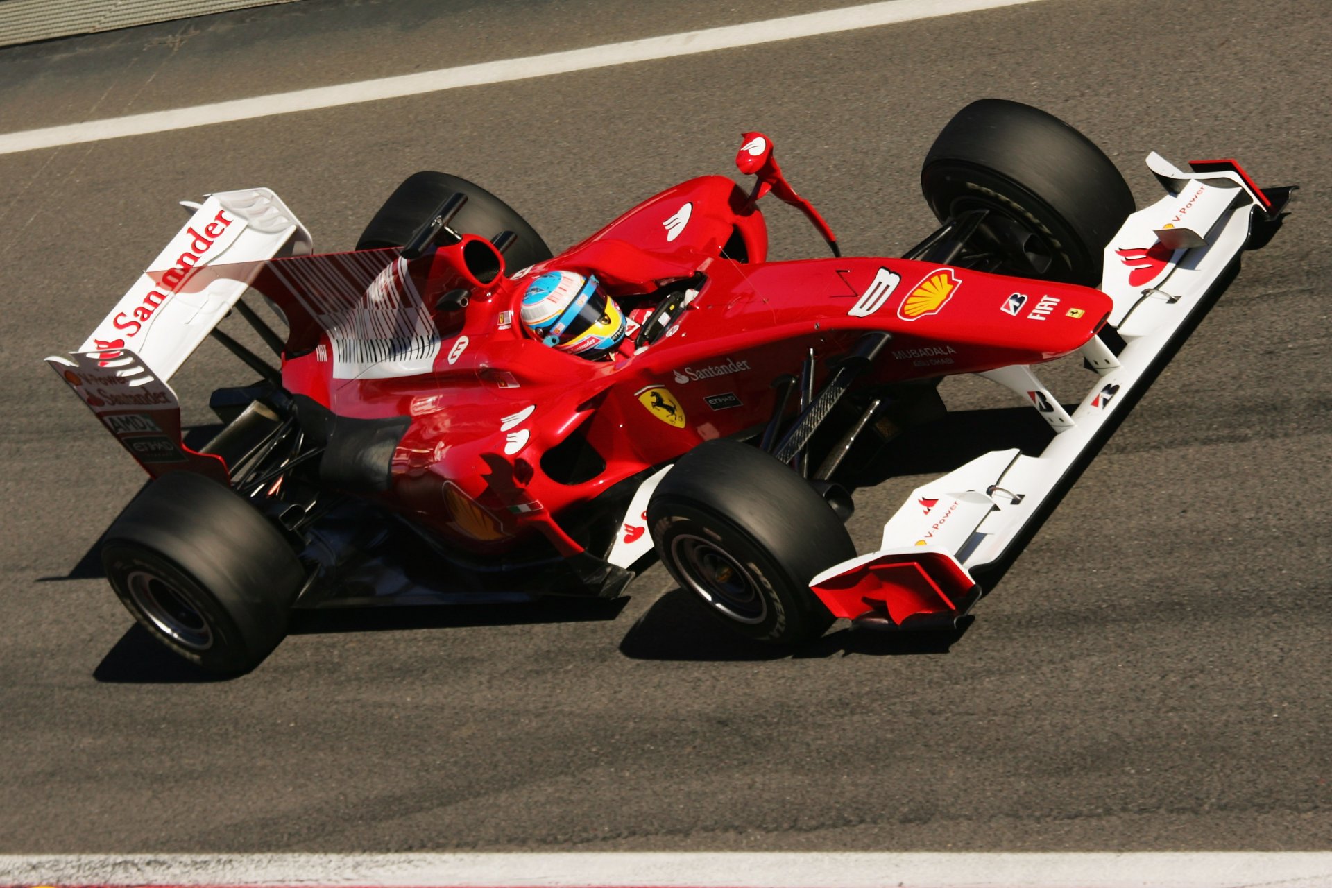 auto fórmula 1 fernando alonso ferari f10 cataluña