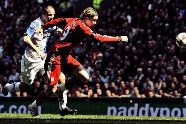 Fernando Torres, joueur du Liverpool football Club