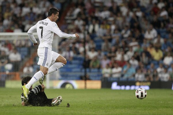 El futbolista del real Madrid cristiano Ronaldo