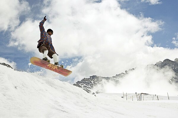 Gli snowboarder non immaginano la vita senza neve