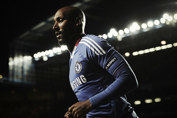 Der französische Fußballspieler des FC Chelsea ist Nicolas Anelka