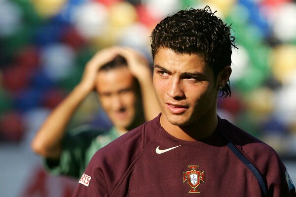 Zawodnik Ronaldo. Piłka nożna. Portugalia