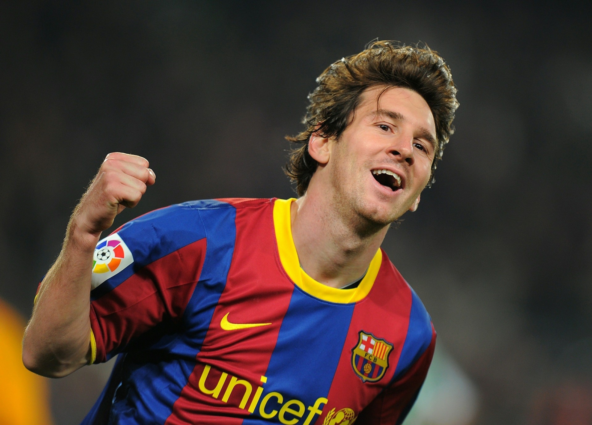 gioia messi lionel messi leone calcio lionel uniforme fc barcelona argentino giocatore barcellona