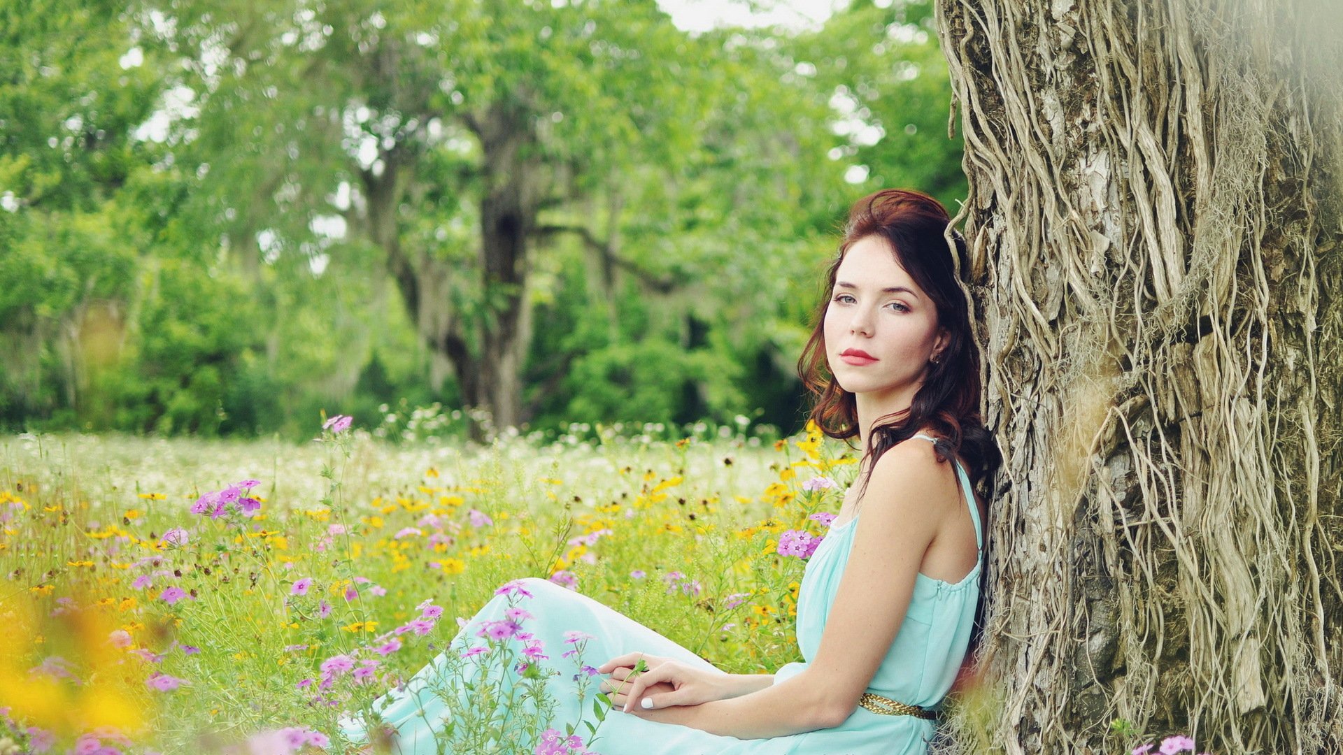 ragazza estate natura