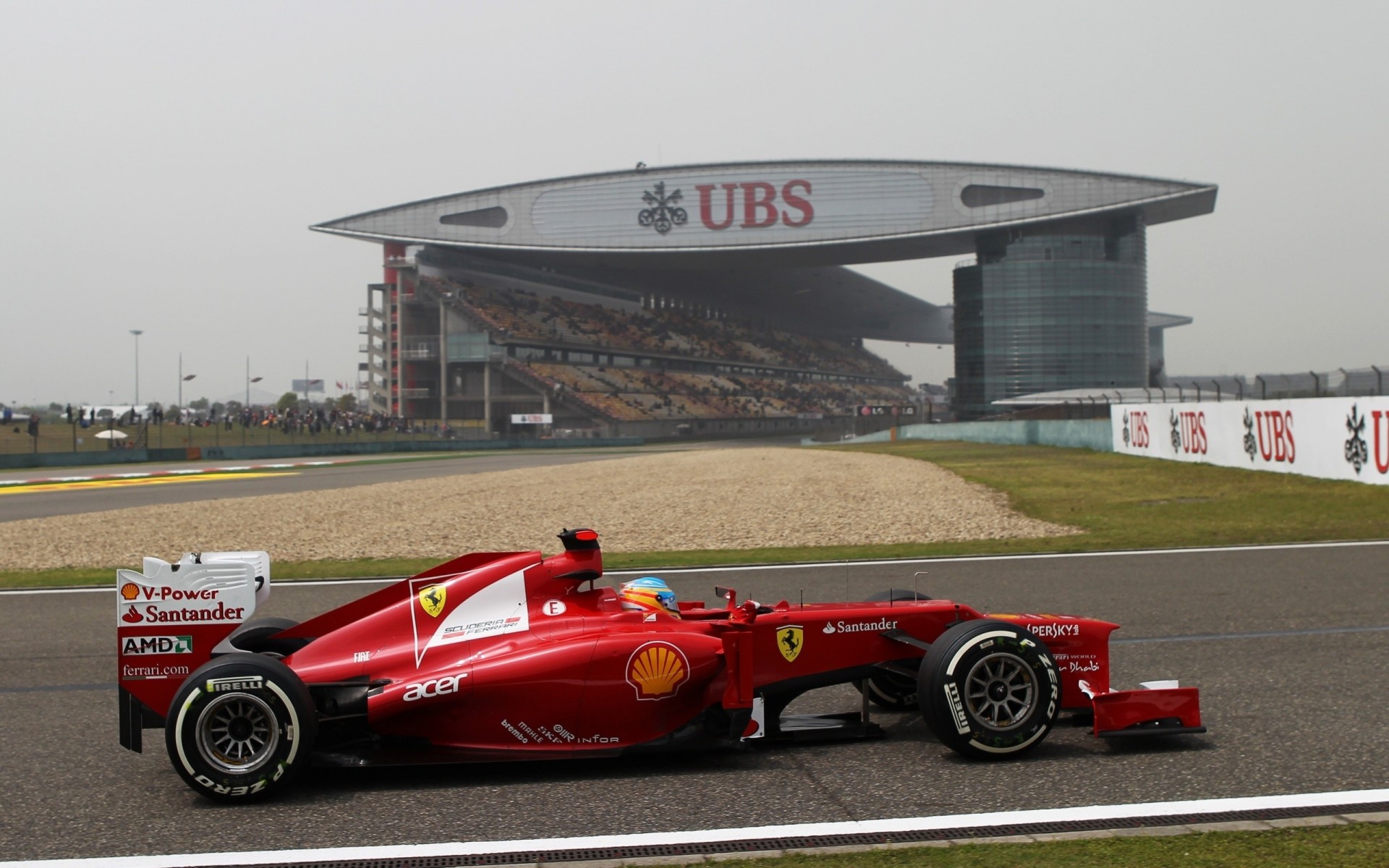 fernando alonso f2012 ferrari formuła 1 szanghaj f1