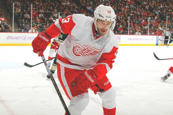 Image of a hockey player during a match