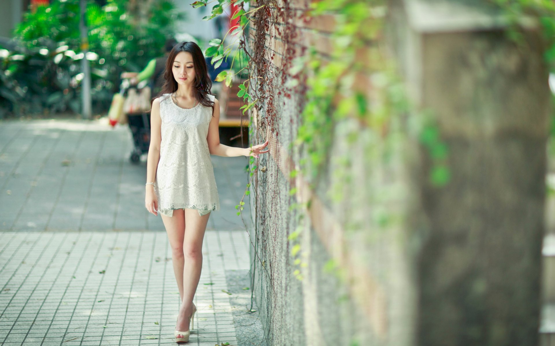 girl asian street