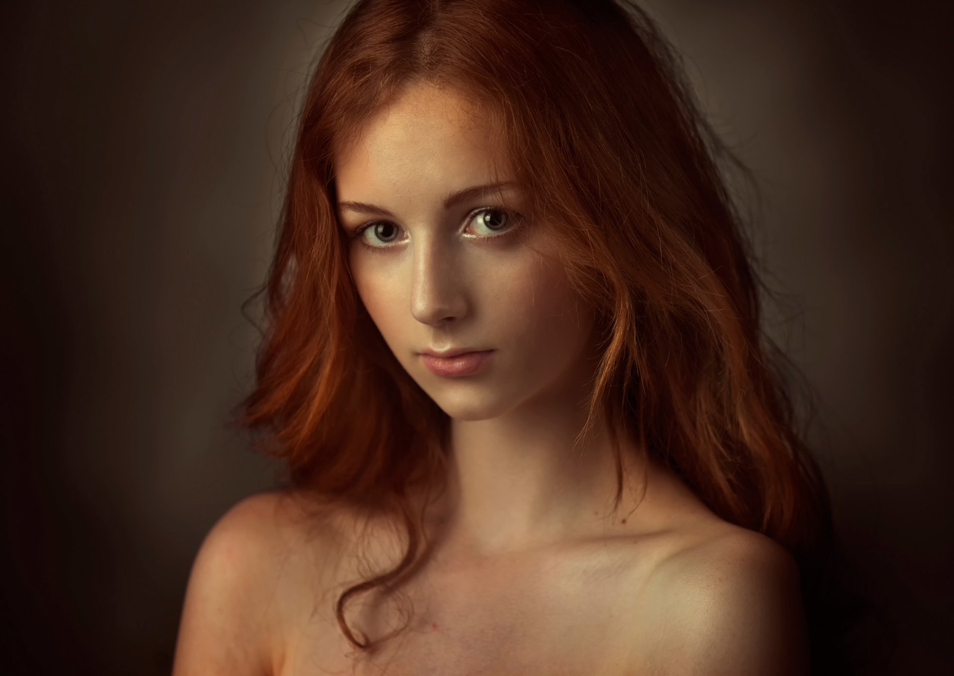 wick ulyanovsk vika portrait cute red hair view dmitrij butvilovskij