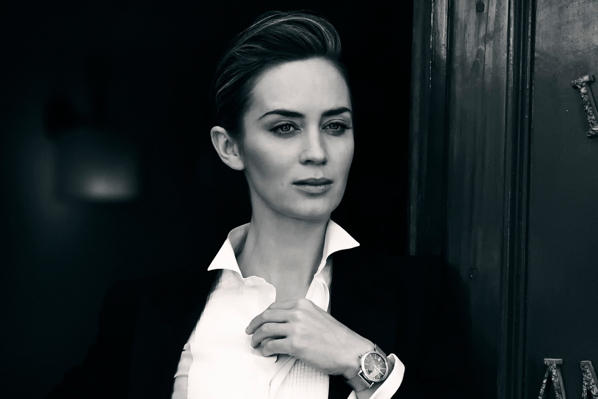 emily blunt photoshoot the company iwc schaffhausen