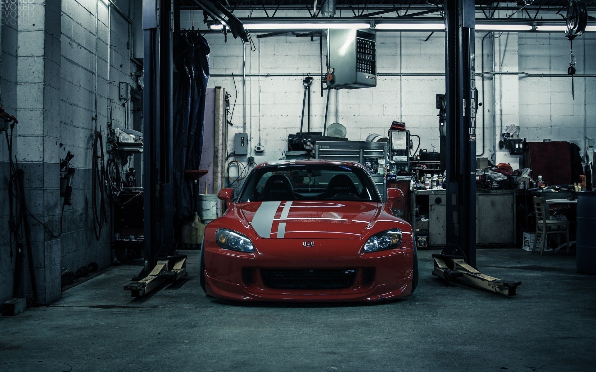 honda s2000 podnośnik garażowany