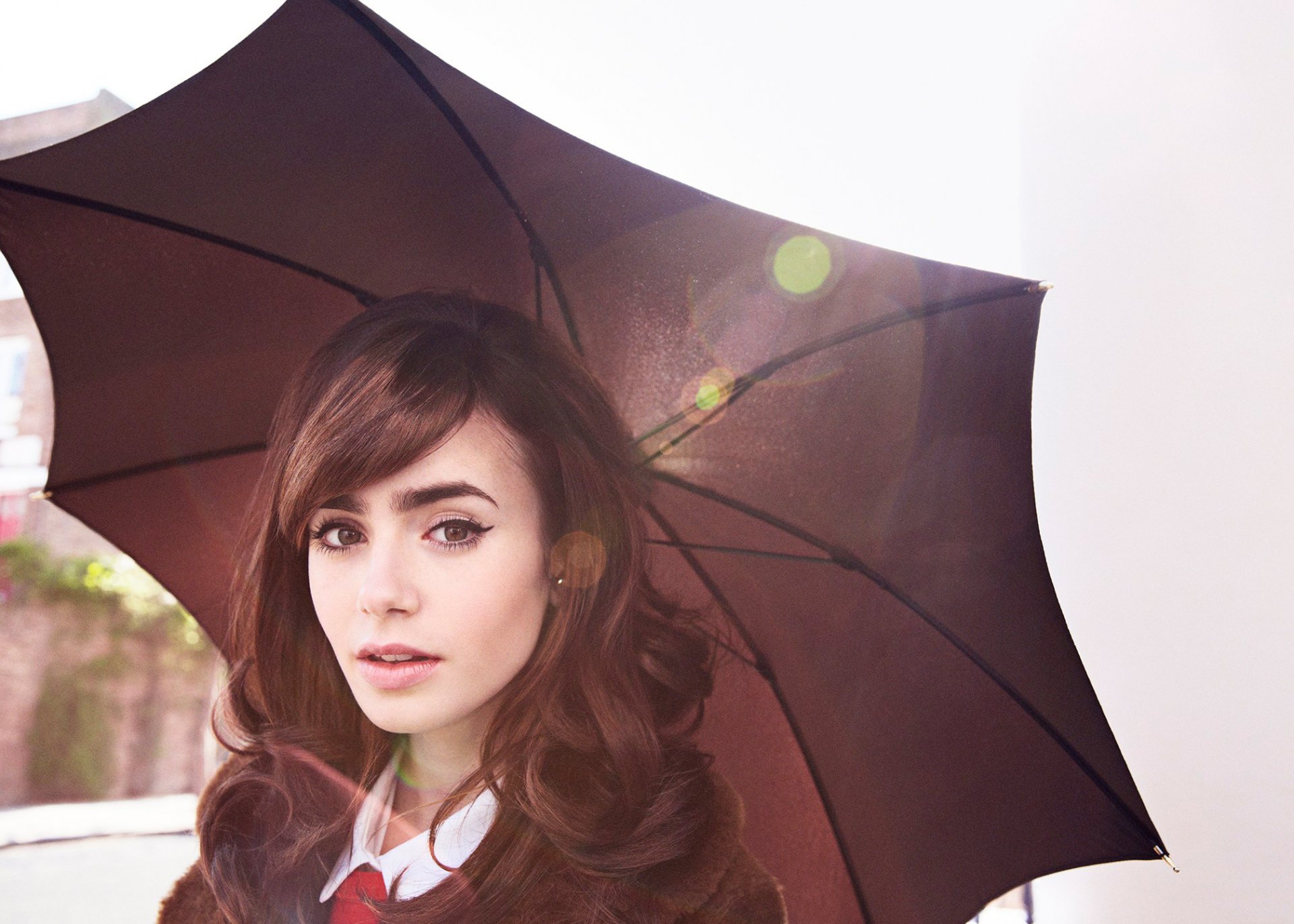 lily collins actriz glamour