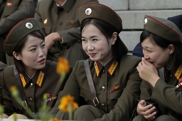 Ragazze militari della Corea del Nord