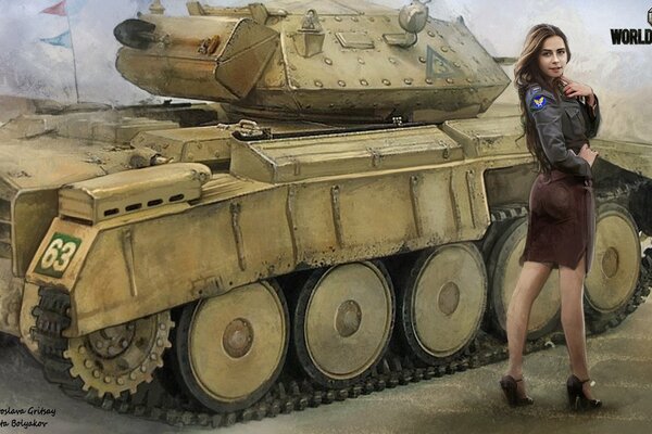 El mundo de los tanques no es para chicas