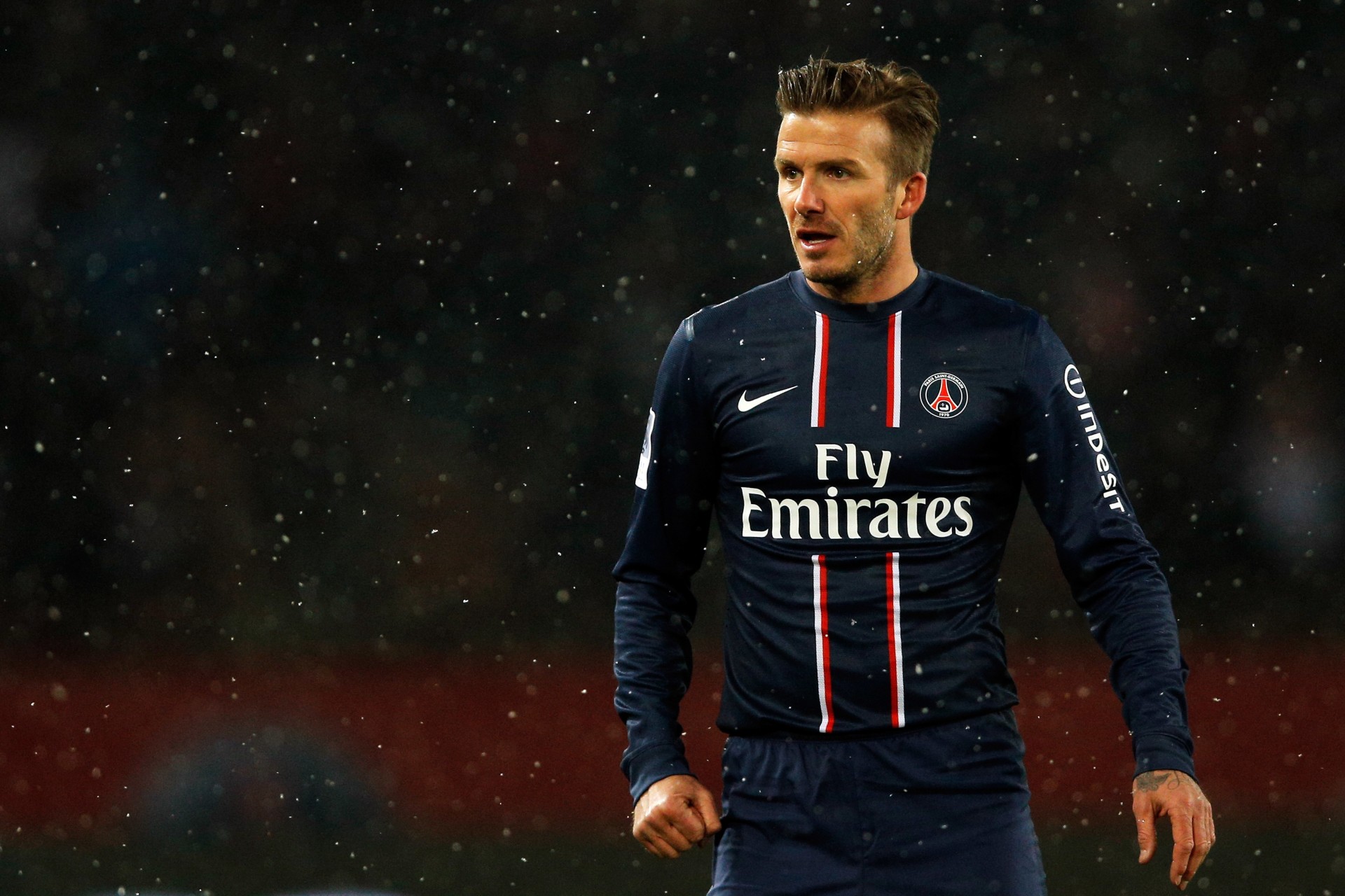 regen fußball david beckham stern psg paris saint-germain paris saint-germain plattenspieler sport