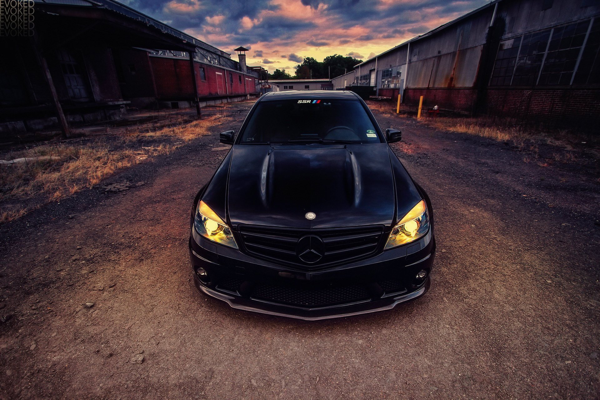 mercedes amg черный c63