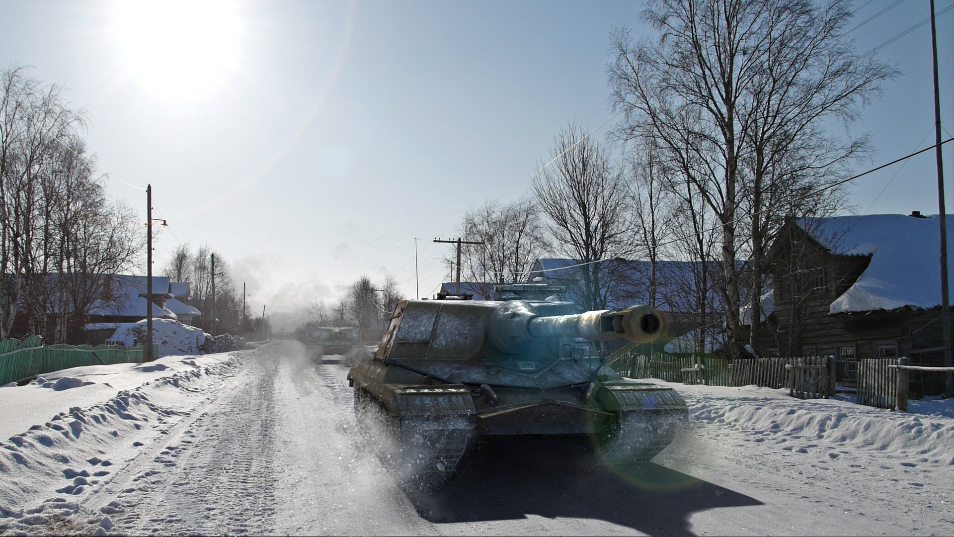 object 268 village winter snow