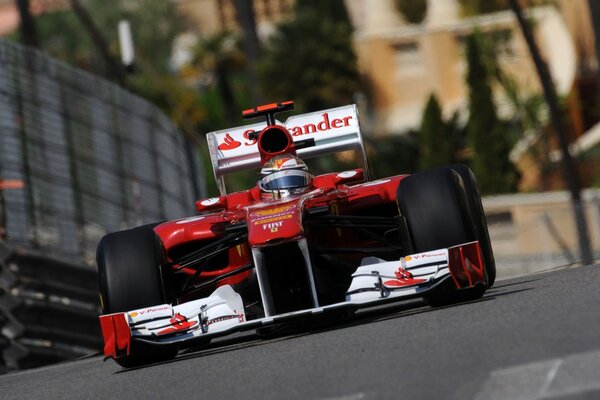 Fernando Alonso driving in Formula 1