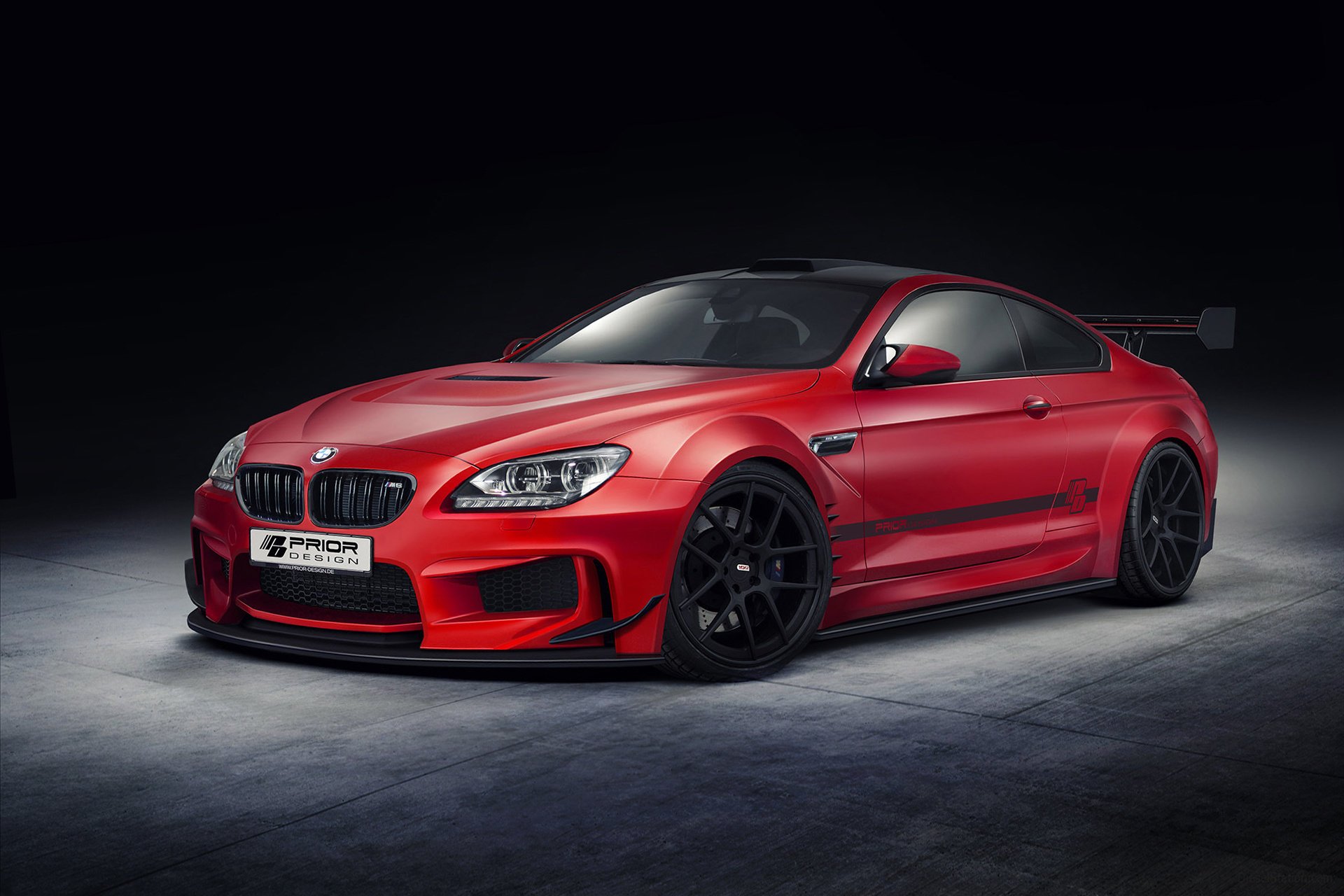 prior design auto bmw m6 tuning coupe rojo bmw