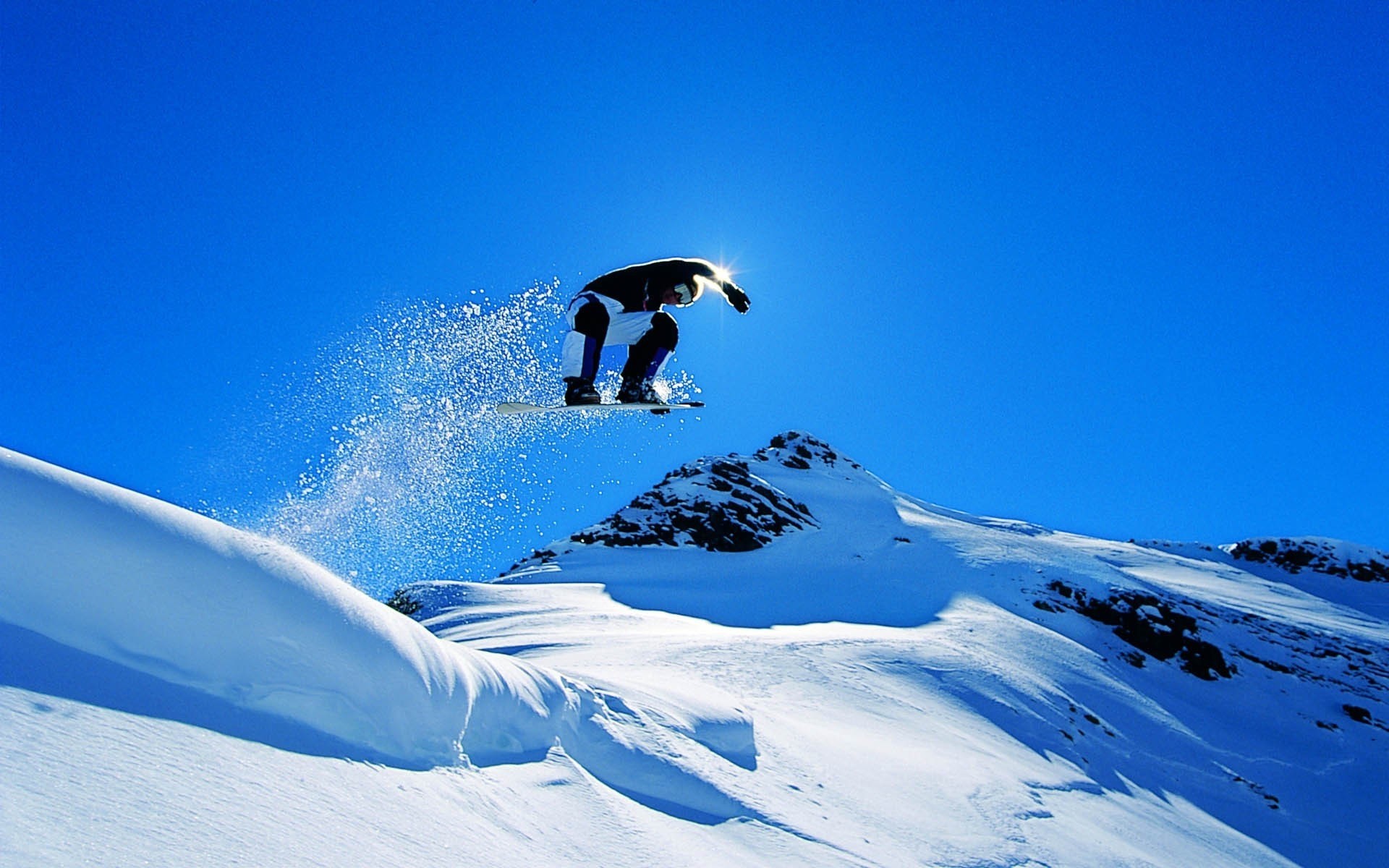 snowboard azul deporte nieve montaña