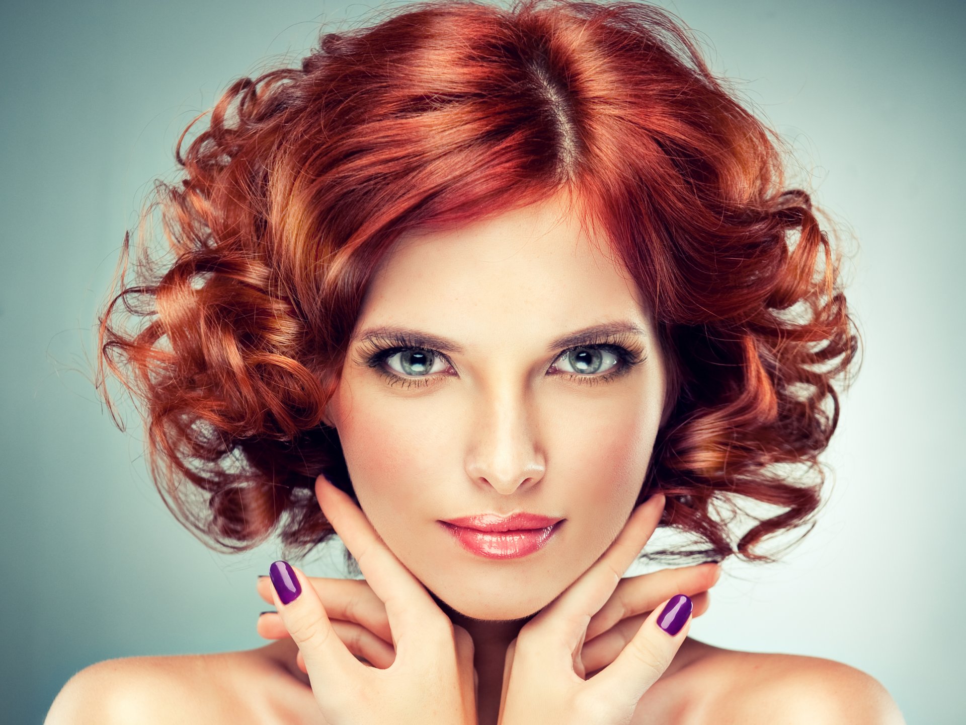 girl model hair red haired