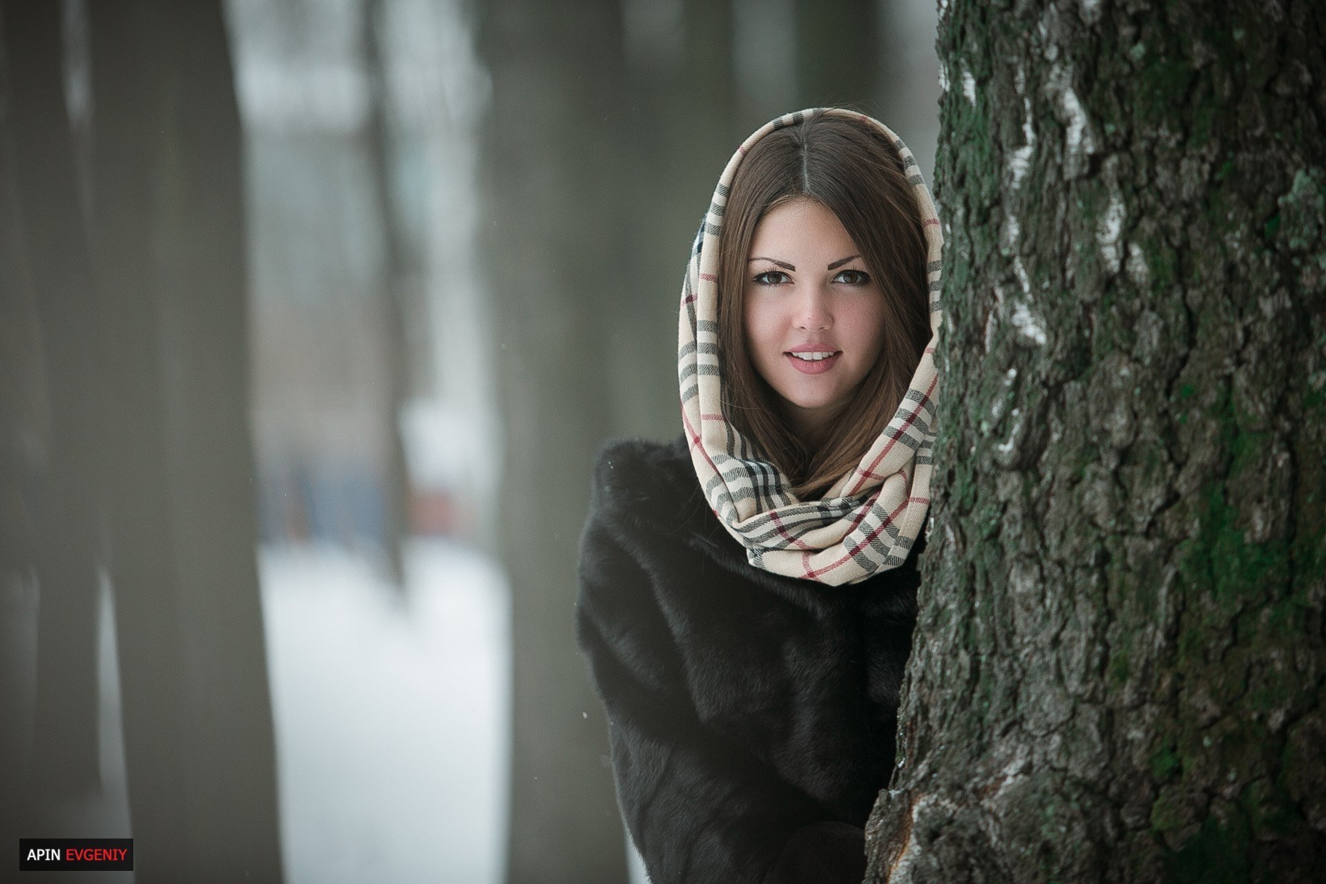 eugeniusz apin eugeniusz apin zdjęcia fotograf dziewczyna śnieg