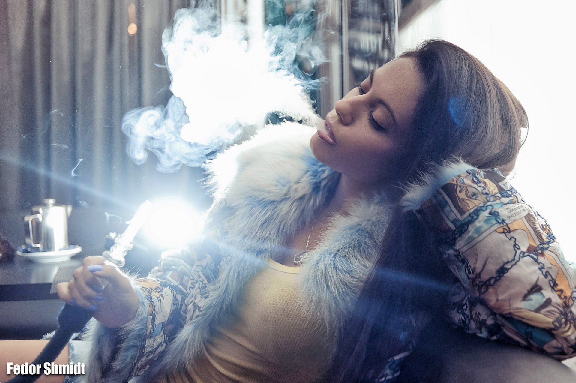 girl brunette stakes smoke photos phaedrus schmidt