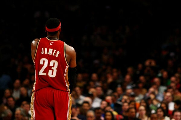 LeBron James-giocatore di basket di successo