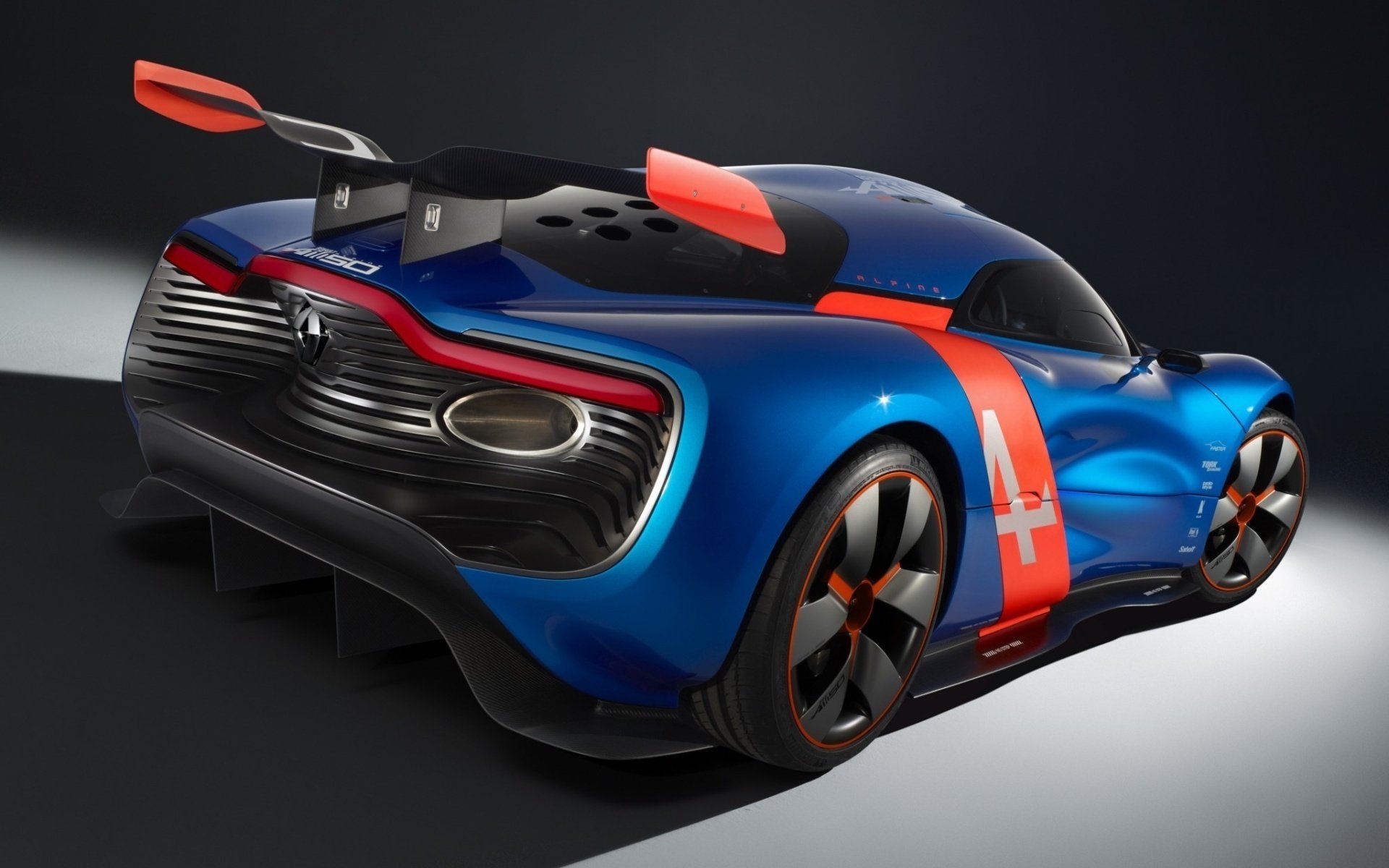 renault renault konzept alpine a110-50 alpin rückansicht konzept