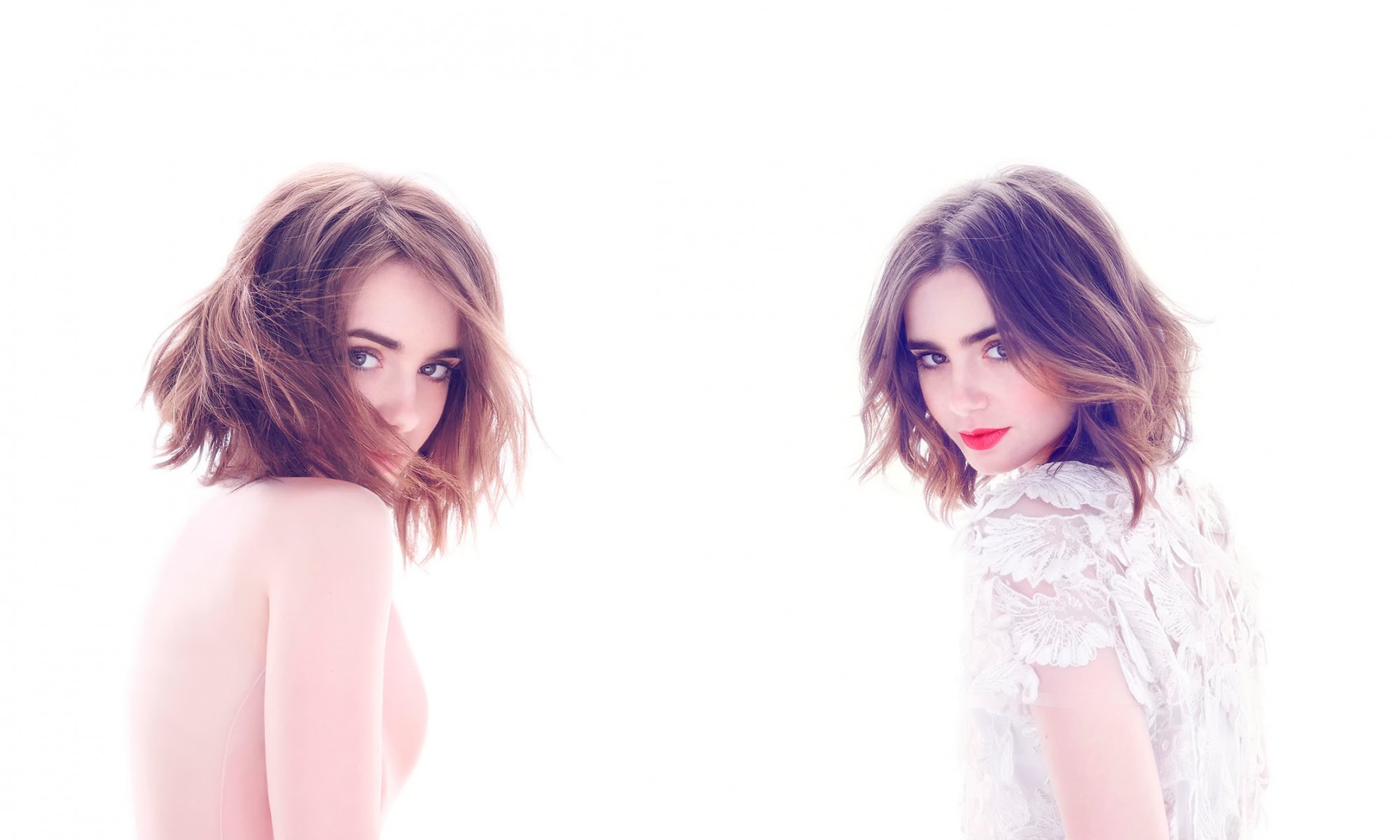 lily collins sesión de fotos yo dona junio 2014