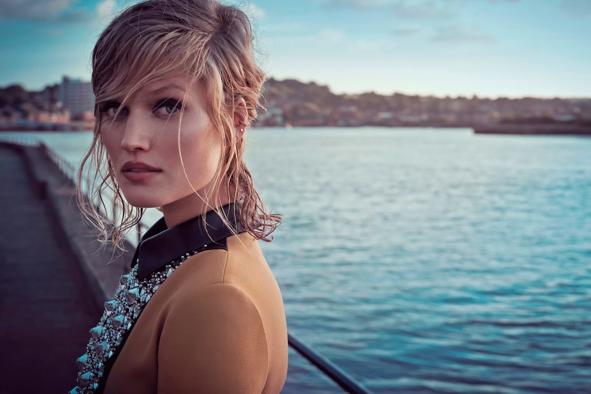 toni garrn photoshoot harper s bazaar