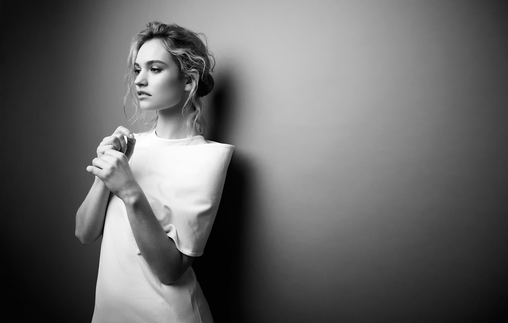 lily james sesión de fotos glamour