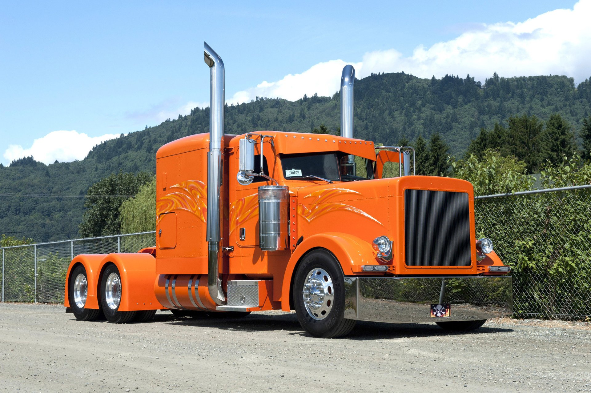 peterbilt 379 тюнинг грузовик тягач