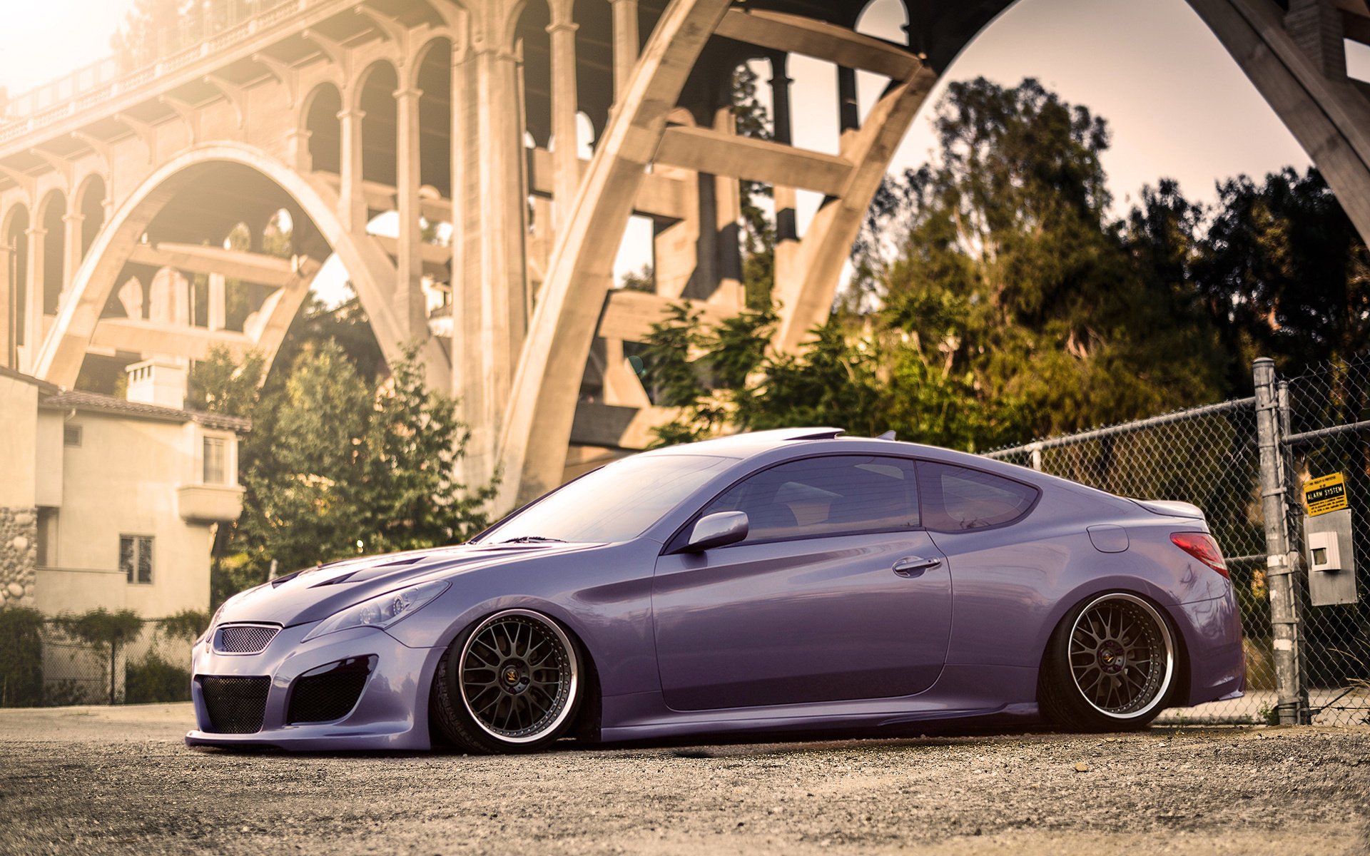 hyundai genesis coupe хюндай тюнинг автообои stance