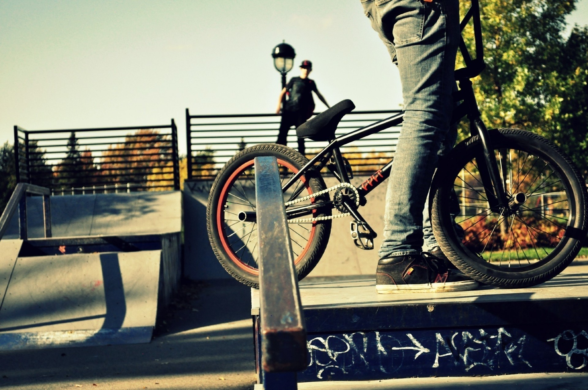 abajo deporte bicicleta gente